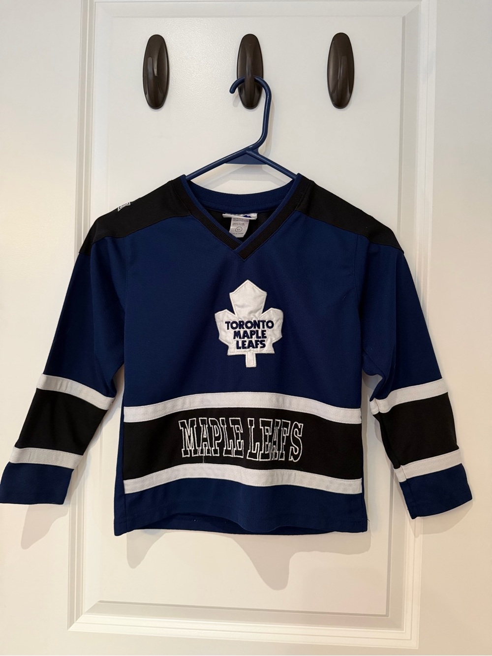 NHL Toronto Maple Leafs Navy Blue Kids Hockey Jersey